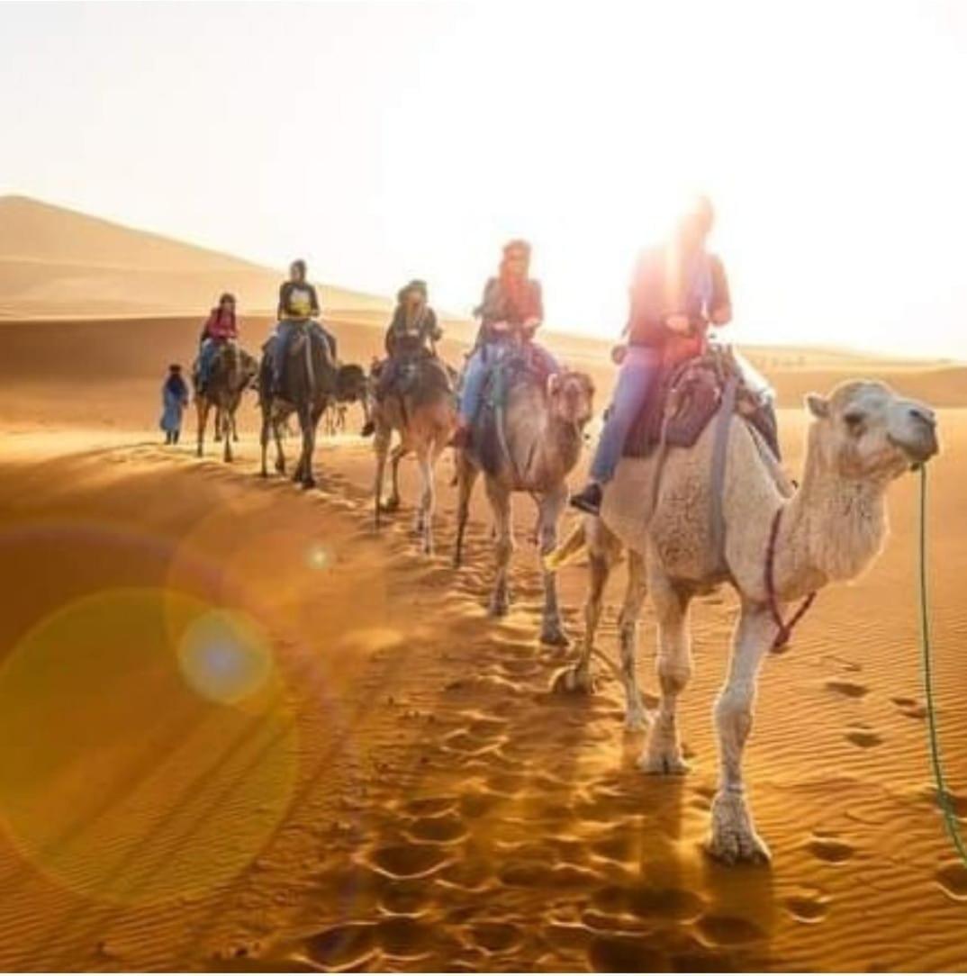 Bivouac Camel Trips Hotell Merzouga Eksteriør bilde